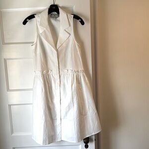 Tuckernuck shirt dress white size S